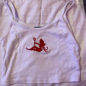 brandy mellville white tank
